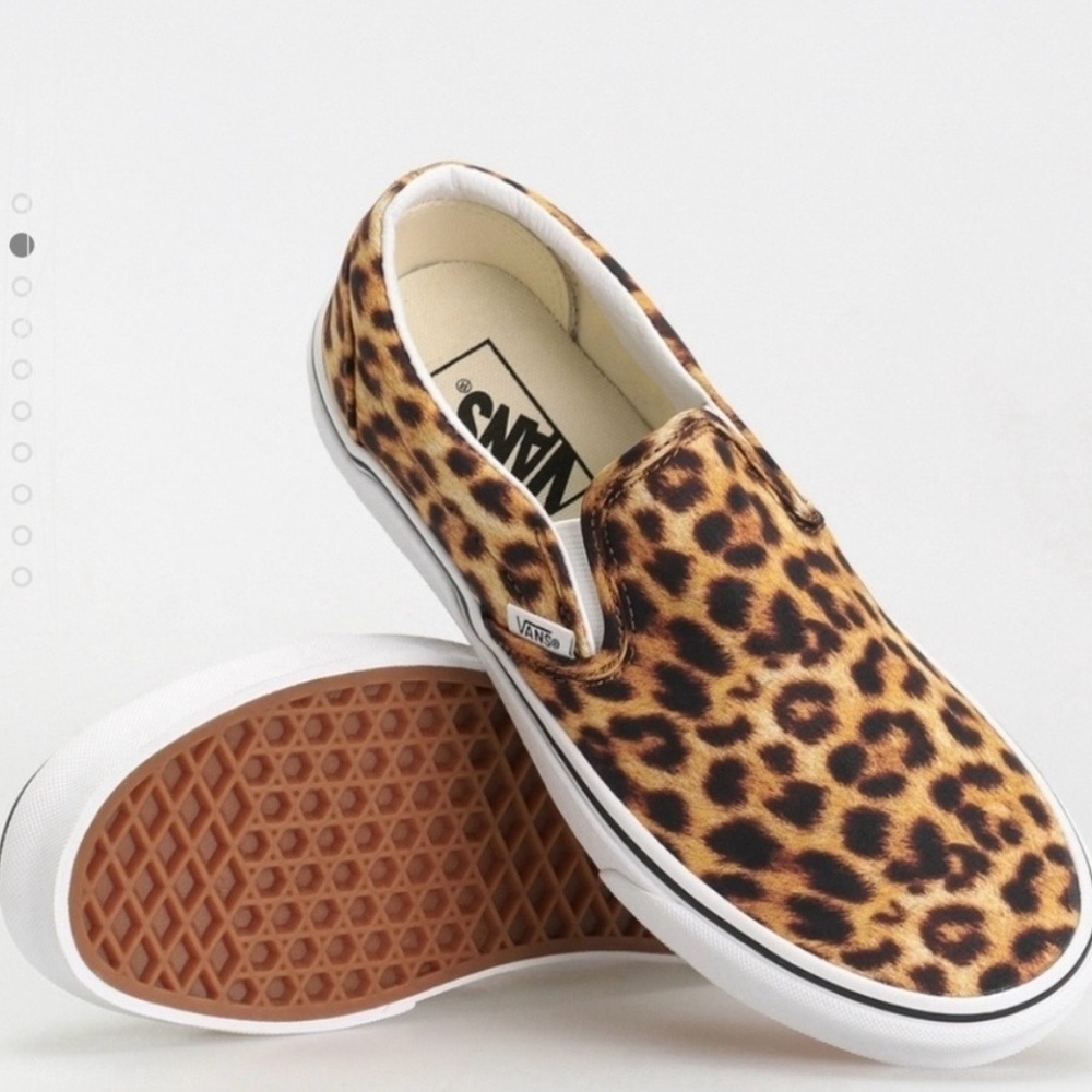 Vans Leopard Slip Ons